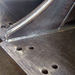 Stalowe łyżki do maszyn budowlanych