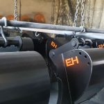 Stalowa łyżka do maszyn budowlanych